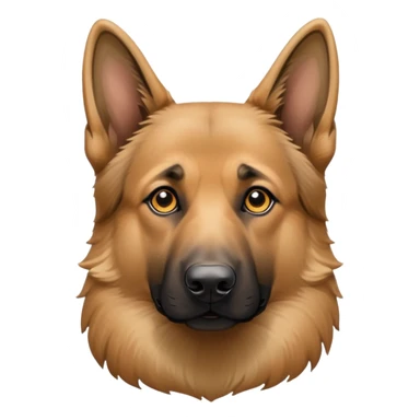 Sable German shepherd  sticker