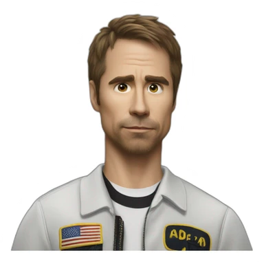 Sam Rockwell in the film ‘Moon’ sticker