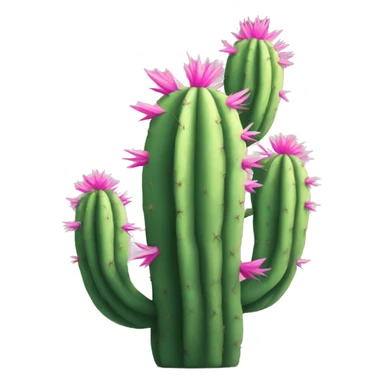 Pink cactus  sticker