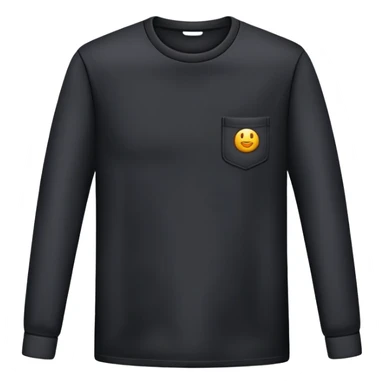 black long sleeve shirt sticker