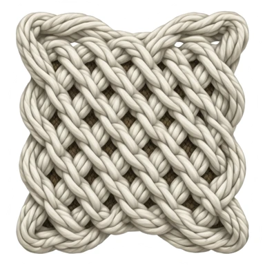 Mesh and Wool sticker