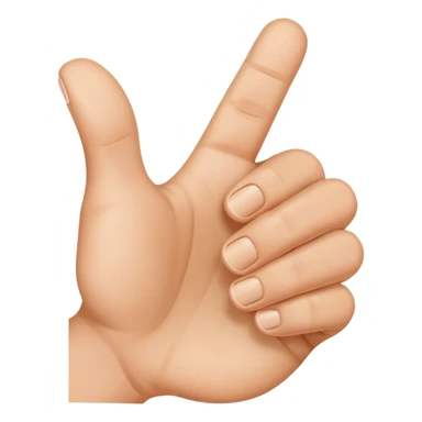 Thumbs up and fingers pointing sticker