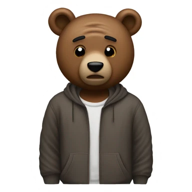 kanye dropout bear sticker