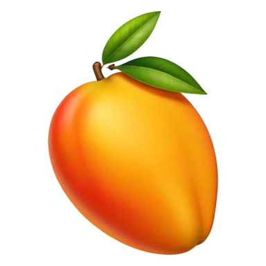 A mango running away sticker