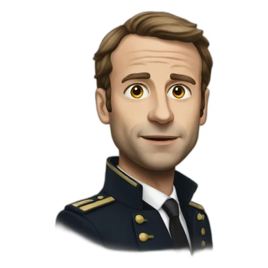 macron realist sticker