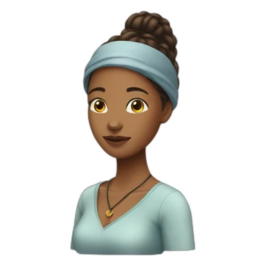 Avatar women sticker