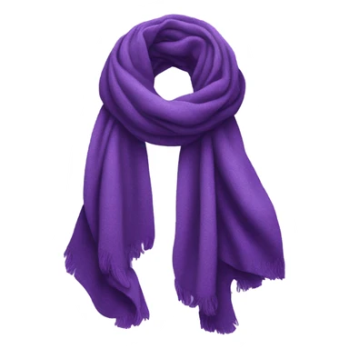 Scarf purple  sticker