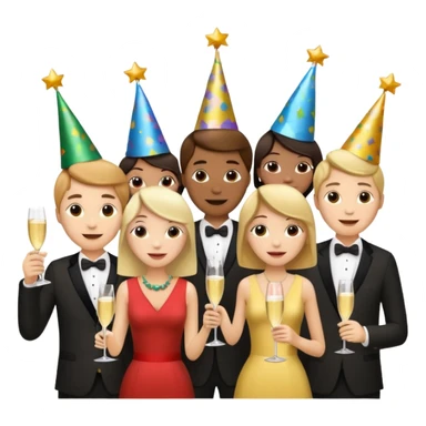 holiday New year vibe sticker