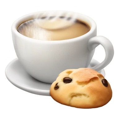 Coffee and a scone sticker
