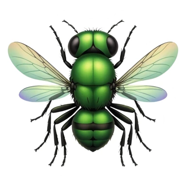 a cute fly sticker