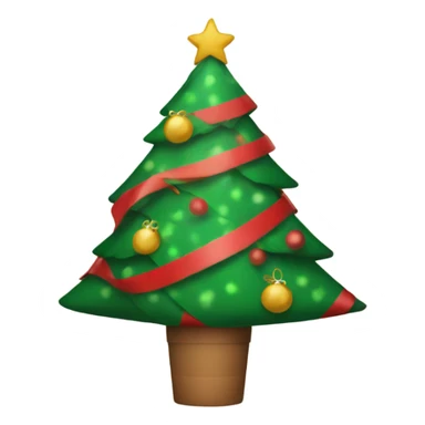 Presents under Christmas tree  sticker