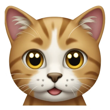 a cat saying please sticker