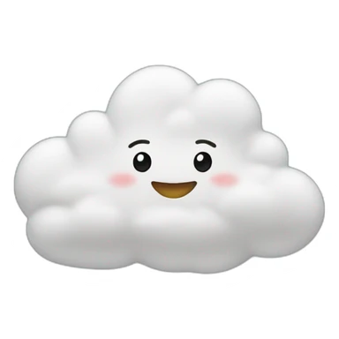 Crotte dans les nuage sticker