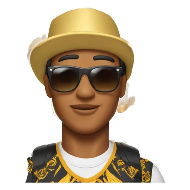 Lightskin man with Versace sunglasses and a shape up wearing a doordash hat  sticker