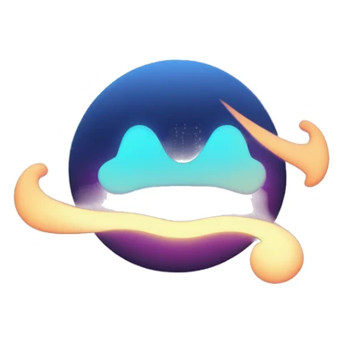 discord logo glowing neon sticker