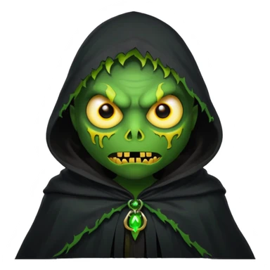 halloween themed monster with "Sythe" sticker