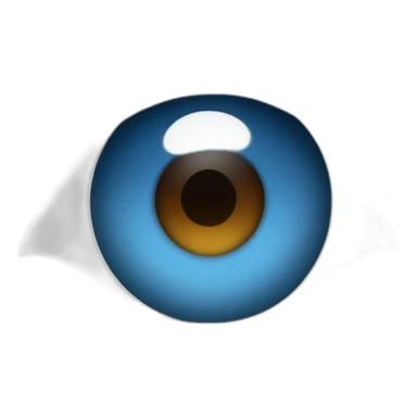 Blue eye Jewish nose brown curly hair roundish face sticker