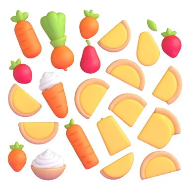 delicious food sticker