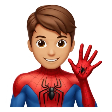 Make Spider-Man Saying GG sticker