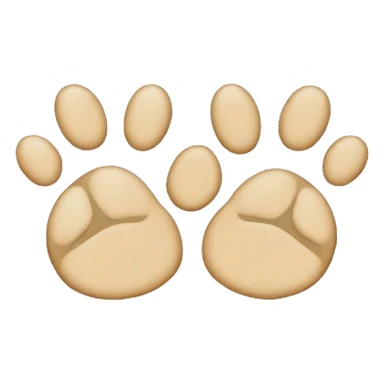 2 dog paws crossed sticker