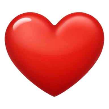 Создай эмодзи для телеграм канала сердце красное, размер 100 на 100 с прозрачным фоном sticker
