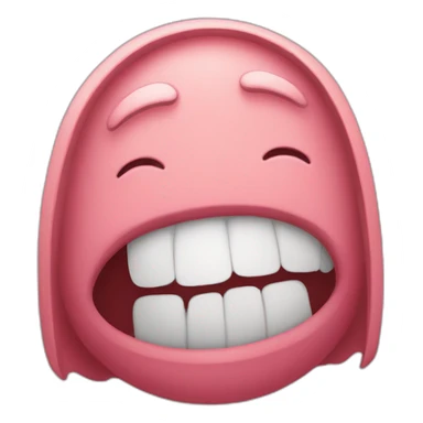 Comment icon in aye and mouth sticker