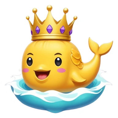 Emblema de sub para Twitch que sea una corona chula para recibirla a los 4 meses sticker