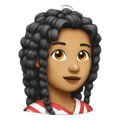 hame un emoji de la bandera gitana sticker