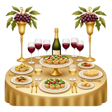 luxury catering, wine, food, sparkling, events, runner, italian sets sticker