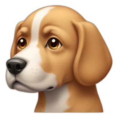 the most tired dog in the world sticker