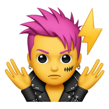 Punk culture sticker