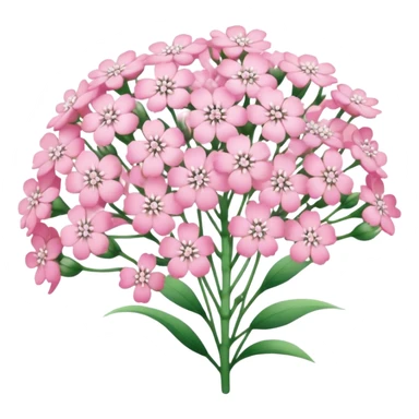pink baby’s breath  sticker