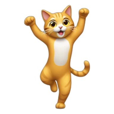 Gato bailando sticker