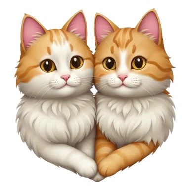 Cat love sticker