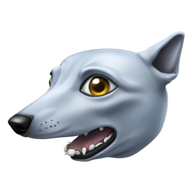 greyhound dog in UFO sticker