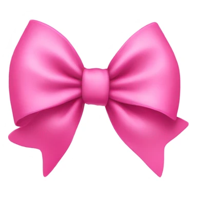 A pink bow by its self sticker