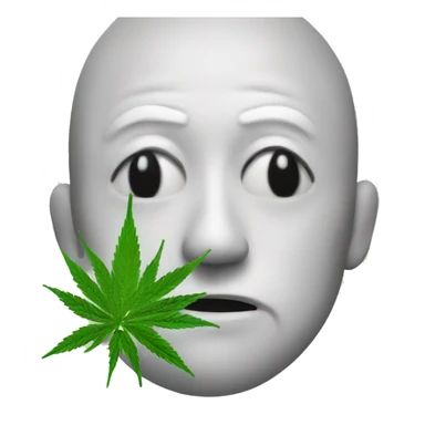 mad inspecting cbd bud ball sticker