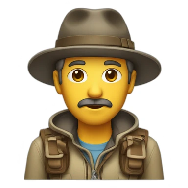 explorer, dead , face sticker