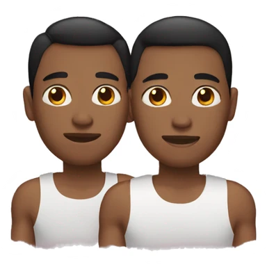 black filipino gay couple sticker