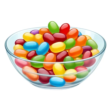 Jellybean dish sticker