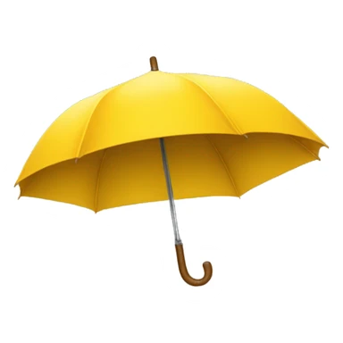 Guarda chuva amarelo  sticker