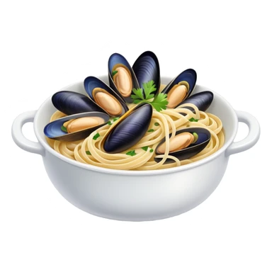 Mussel linguine sticker