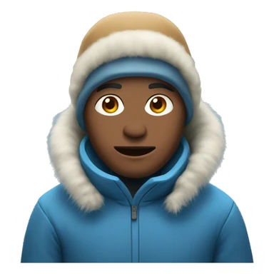 A human in the Arctic  sticker