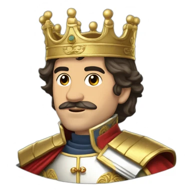 rey Alfonso IX de León España sticker
