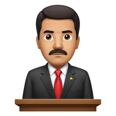 Nicolás maduro en el púlpito  sticker