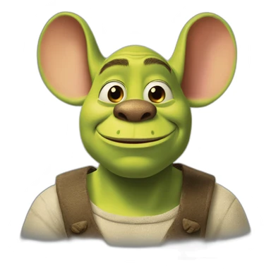 souris aveugle shrek sticker