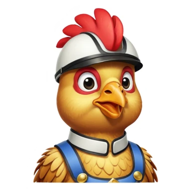 Chicken jockey sticker