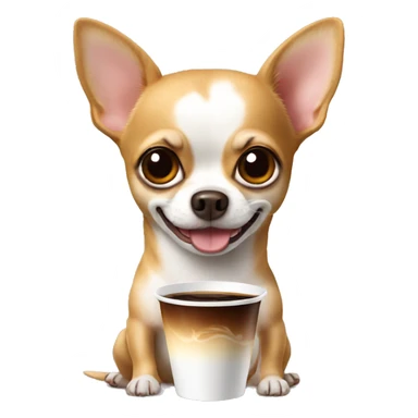 Chihuahua coffe  sticker