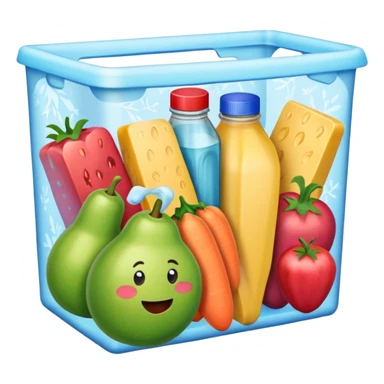 frozen grocery food sticker