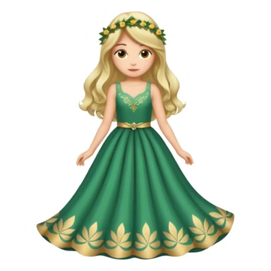 Una pradera con muchas setas y hadas sticker